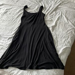 Size medium black midi dress